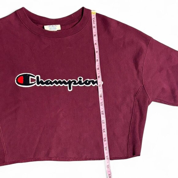 Champion Women's Burgundy and Red Sweatshirt - Picture 2 of 4